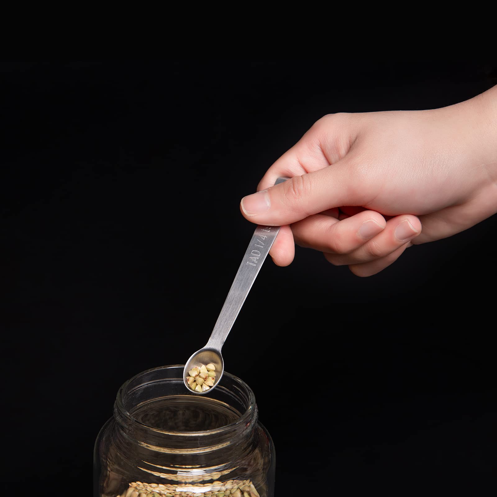 Amazon | ミニ計量スプーン5本セット、ステンレススチール製小型計量